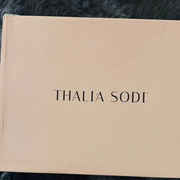 Thalia Sodi Glittering Silver Ankle Boots - Picture 7 of 8